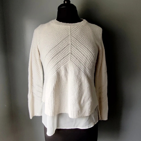 Lucky Brand White Nico Sweater - Picture 3 of 7